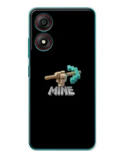 Чохол для ZTE Blade A34 з картинкою «Алмазне кайло»