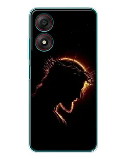 Чехол для ZTE Blade A34 с картинкой «Терновый венец»