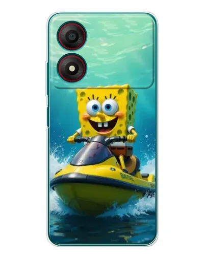 Чохол для ZTE Blade A34 з картинкою «Спанч Боб на гідроциклі» Чохол для ZTE Blade A34 з картинкою «Спанч Боб на гідроциклі»