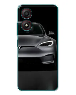 Чохол для ZTE Blade A34 з картинкою «Tesla Model S Look»