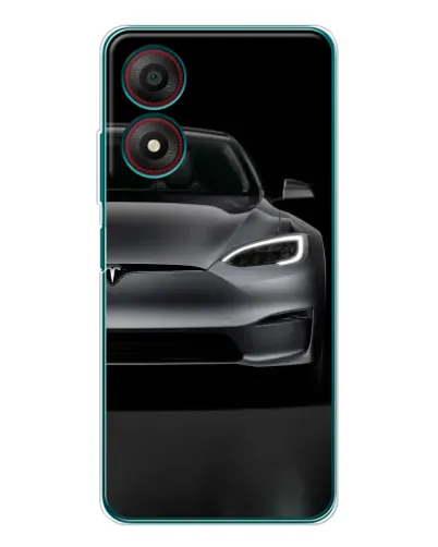 Чехол для ZTE Blade A34 с картинкой «Tesla Model S Look»