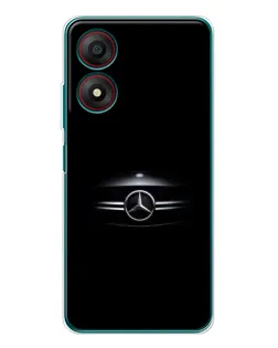 Чохол для ZTE Blade A34 з картинкою «Mercedes — абстрактні лінії»