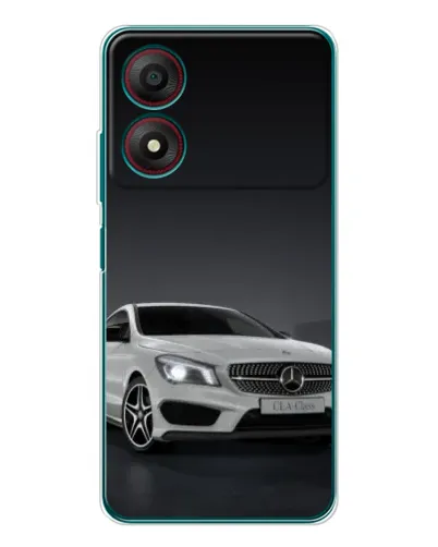 Чохол для ZTE Blade A34 з картинкою «Mercedes AMG GT Silver»