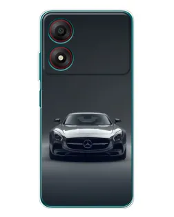 Чохол для ZTE Blade A34 з картинкою «Mercedes на чорному»