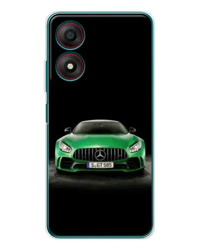 Чохол для ZTE Blade A34 з картинкою «Mercedes — неоновий лого»