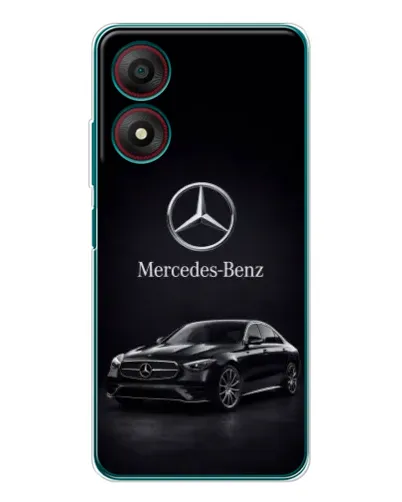 Чохол для ZTE Blade A34 з картинкою «Mercedes — решітка радіатора»