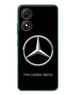 Чохол для ZTE Blade A34 з картинкою «Mercedes Silver Logo»