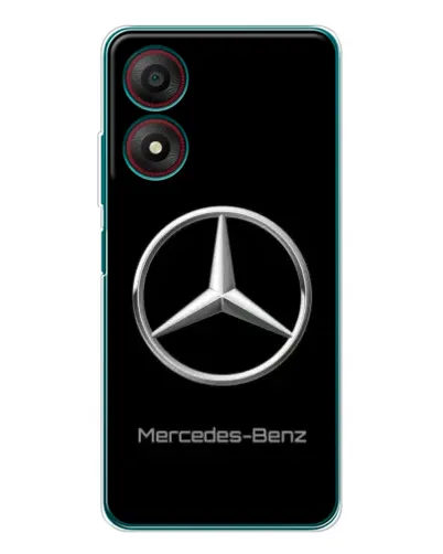 Чохол для ZTE Blade A34 з картинкою «Mercedes Silver Logo»