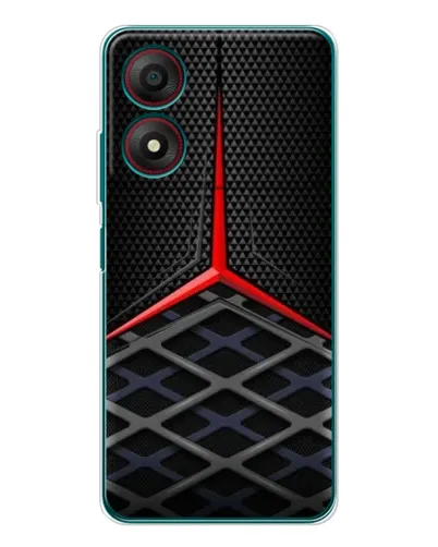 Чохол для ZTE Blade A34 з картинкою «Mercedes Carbon Grid»