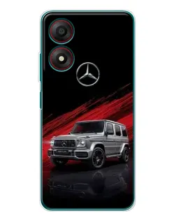 Чохол для ZTE Blade A34 з картинкою «Mercedes G-Class червоний»