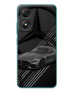 Чохол для ZTE Blade A34 з картинкою «Mercedes AMG — графіка»