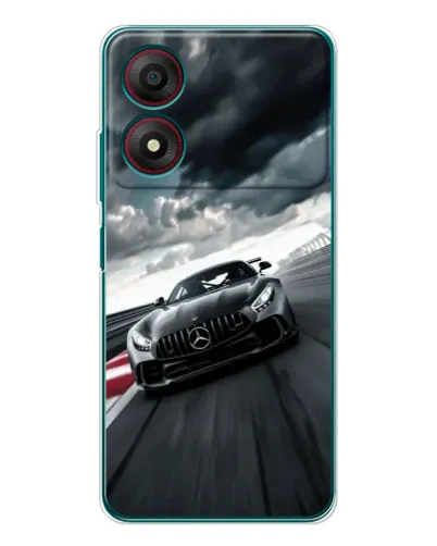 Чохол для ZTE Blade A34 з картинкою «Гоночний Mercedes AMG»