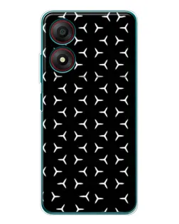 Чехол для ZTE Blade A34 с картинкой «Mercedes паттерн звезд»