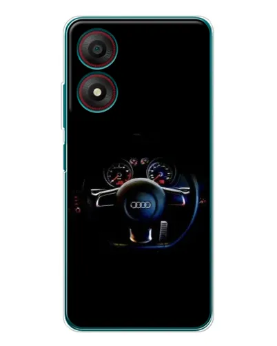 Чохол для ZTE Blade A34 з картинкою «Салон Audi — кермо» Чохол для ZTE Blade A34 з картинкою «Салон Audi — кермо»