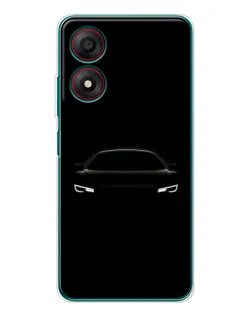 Чохол для ZTE Blade A34 з картинкою «Погляд Audi у темряві»