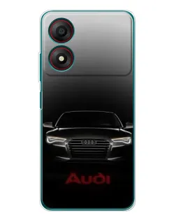 Чохол для ZTE Blade A34 з картинкою «Audi — градієнтний контур»