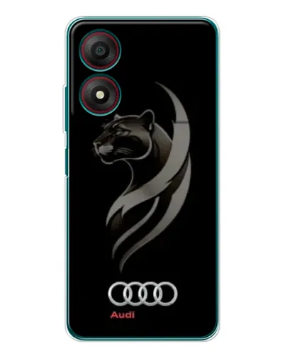 Чохол для ZTE Blade A34 з картинкою «Графіка — пантера та Audi» Чохол для ZTE Blade A34 з картинкою «Графіка — пантера та Audi»
