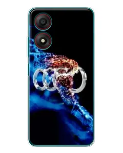 Чохол для ZTE Blade A34 з картинкою «Енергія лого Audi»