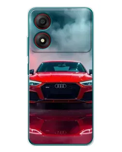 Чохол для ZTE Blade A34 з картинкою «Audi RS — червоний стиль»