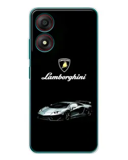 Чохол для ZTE Blade A34 з картинкою «Логотип Lamborghini класика»