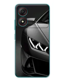 Чохол для ZTE Blade A34 з картинкою «Lamborghini фари деталізація»