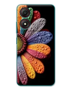 Чохол для ZTE Blade A34 з картинкою «Райдужна квітка» Чохол для ZTE Blade A34 з картинкою «Райдужна квітка»