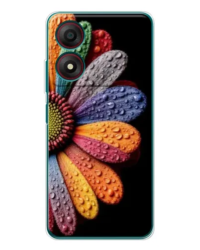 Чохол для ZTE Blade A34 з картинкою «Райдужна квітка» Чохол для ZTE Blade A34 з картинкою «Райдужна квітка»