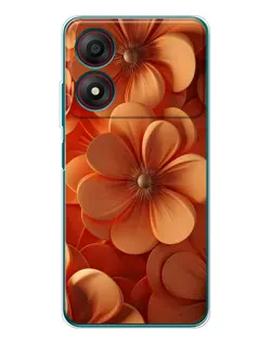 Чохол для ZTE Blade A34 з картинкою «Помаранчева макро квітка» Чохол для ZTE Blade A34 з картинкою «Помаранчева макро квітка»