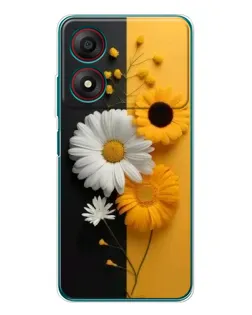Чохол для ZTE Blade A34 з картинкою «Соняшник та ромашка» Чохол для ZTE Blade A34 з картинкою «Соняшник та ромашка»