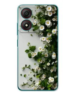 Чохол для ZTE Blade A34 з картинкою «Гілка дрібних білих квітів» Чохол для ZTE Blade A34 з картинкою «Гілка дрібних білих квітів»