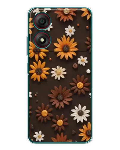 Чохол для ZTE Blade A34 з картинкою «Візерунок з маленьких соняшників» Чохол для ZTE Blade A34 з картинкою «Візерунок з маленьких соняшників»