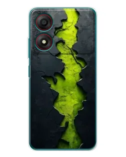 Чехол для ZTE Blade A34 с картинкой «Салатовый разлом скалы» Чехол для ZTE Blade A34 с картинкой «Салатовый разлом скалы»