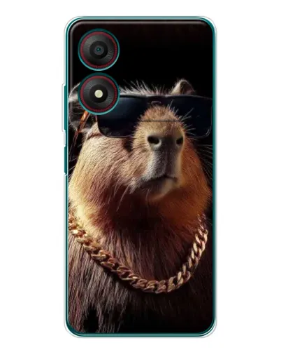Чохол для ZTE Blade A34 з картинкою «Капібара золотий ланцюг» Чохол для ZTE Blade A34 з картинкою «Капібара золотий ланцюг»
