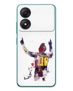 Чехол для ZTE Blade A34 с картинкой «Акварельный Месси Барселона» Чехол для ZTE Blade A34 с картинкой «Акварельный Месси Барселона»