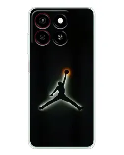 Чехол для ZTE Blade A35 с картинкой «Jordan Gradient Logo»
