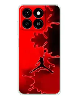 Чехол для ZTE Blade A35 с картинкой «Jordan Red Smoke»