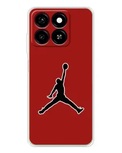 Чехол для ZTE Blade A35 с картинкой «Jordan Red Back»