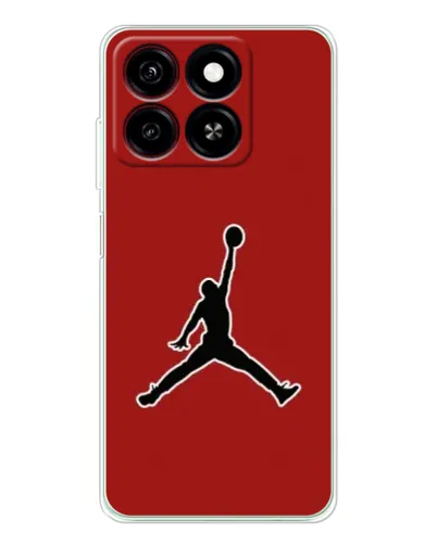 Чехол для ZTE Blade A35 с картинкой «Jordan Red Back»