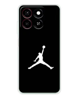 Чехол для ZTE Blade A35 с картинкой «Jordan Silhouette»