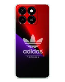 Чехол для ZTE Blade A35 с картинкой «Adidas Red Neon»