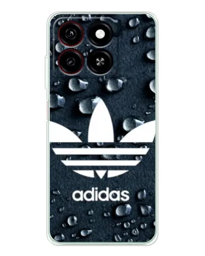 Чехол для ZTE Blade A35 с картинкой «Adidas Trefoil Blue»