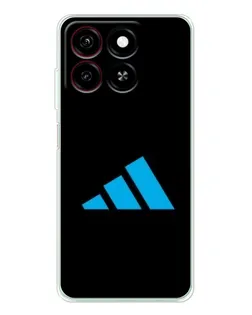 Чехол для ZTE Blade A35 с картинкой «Adidas Cyan Logo»