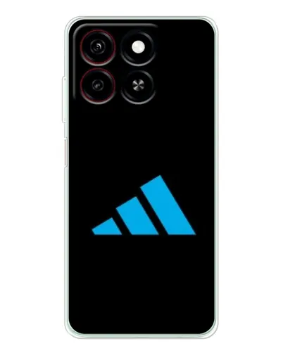 Чехол для ZTE Blade A35 с картинкой «Adidas Cyan Logo»