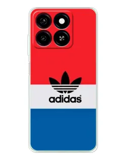 Чехол для ZTE Blade A35 с картинкой «Ретро блоки Adidas»