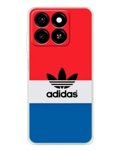 Чехол для ZTE Blade A35 с картинкой «Ретро блоки Adidas»