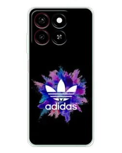 Чехол для ZTE Blade A35 с картинкой «Взрыв красок Adidas»