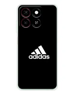 Чехол для ZTE Blade A35 с картинкой «Черная классика Adidas»