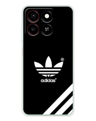 Чехол для ZTE Blade A35 с картинкой «Adidas с диагональными полосами»