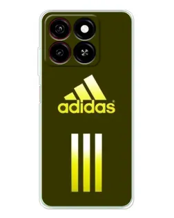 Чехол для ZTE Blade A35 с картинкой «Оливковый градиент Adidas»