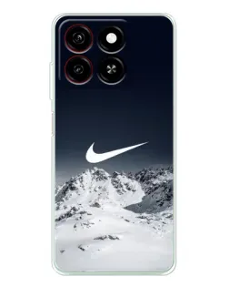 Чехол для ZTE Blade A35 с картинкой «Nike — зимние горы»